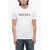 Diesel Crewneck T-Diegor-K52 T-Shirt With Printed Logo White