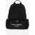 Dolce & Gabbana Nylon Backpack With Embossed Logo Black