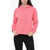 Diesel Jaral Hoodie With Embroidered Logo Pink