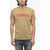 DSQUARED2 Distressed T-Shirt With Flocked Logo Beige