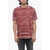 Diesel Logoed T-Just-L1 T-Shirt With Visible Stitching Red