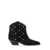 Isabel Marant 'Dewina' Black Western Ankle Boots With Studs In Suede Woman Black