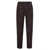 VIA MASINI 80 Via Masini 80 Elastic Waist Suede Trousers Brown