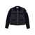 Moncler Two-material cardigan Blue