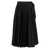 Sacai Long pleated skirt Black