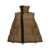 Sacai Flared padded vest Beige