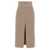 THE ANDAMANE 'Stephanie' midi skirt Beige