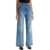 Ganni Stretch Denim Andi Jeans In Italian MID BLUE VINTAGE