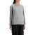 Acne Studios Organic Cotton Crewneck Sweatshirt LIGHT GREY MELANGE