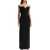 SOLACE LONDON Long Serina Dress BLACK