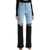 CHRISTOPHER ESBER High-Waisted Jeans With Jersey Inserts DENIM