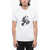 Neil Barrett Felix The Cat Printed Crew-Neck T-Shirt White