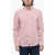 Michael Kors Linen Shirt With Button-Down Collar Pink