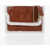 Marni Craquelé Leather Trunk Envelope Bag With Shearling Detail Brown