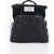 Maison Margiela Mm11 Grained Leather 5Ac Classique Mini Bag With Visible Edg Black