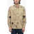 JUNYA WATANABE Oversized Shirt With Graphic Print Brown