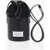 Maison Margiela Mm11 Grained Leather Mini Bucket Bag With Logoed Label Black