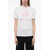 Isabel Marant Etoile Logo Print Flammed Cotton T-Shirt White