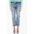 RE/DONE Light-Washed Crop Denims 22Cm Blue