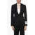 Off-White Virgin Wool Ablohland Slim Fit Blazer Black