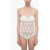 MISSONI BEACHWEAR Crochet One-Piece Swimsuit With Underwire White