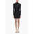 Balenciaga Adidas Long Sleeeved Dress With Contrasting Bands Black