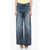 Dior Wide-Leg Denims With Stone Wash Effect 30Cm Blue