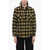 Woolrich Gingham Check Wool Blend Overshirt Yellow