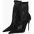 Dolce & Gabbana Pointed Stretchy Lace Booties 11 Cm Black