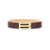 Victoria Beckham Victoria Beckham 'Jumbo Frame' Belt RED