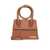 JACQUEMUS Jacquemus Le Chiquito Noeud Leather Handbag BROWN