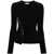 RABANNE Rabanne Jersey Shirt With Long Sleeves Black