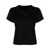 Alexander Wang Alexander Wang T-Shirt With Embossed Logo Black