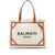 Balmain Balmain B-Army Tote Bag With Print Beige