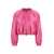 Gucci Gucci Embroidered Silk Bomber Jacket Purple