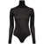 Maison Margiela Maison Margiela Bodysuit With Long Sleeves Black