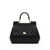 Dolce & Gabbana Dolce & Gabbana Sicily Medium Leather Handbag Black