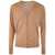 John Smedley John Smedley Bryn Long Sleeves V Neck Fashioned Cardigan Clothing BROWN