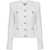 Balmain Balmain Buttoned Tweed Short Jacket WHITE