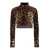 Dolce & Gabbana Dolce & Gabbana Long Sleeve Crop Top Multicolor