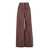 ARMA 'Catania' Brown Wide Pants In Smooth Leather Woman Red