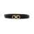 Salvatore Ferragamo Salvatore Ferragamo Gancini Leather Belt Black