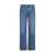 JACQUEMUS Jacquemus Jeans BLUE/TABAC