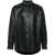 MSGM Msgm Synthetic Leather-Look Shirt With Applied Pocket Black