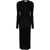 Saint Laurent Saint Laurent Wool Blend Long Pencil Dress Black