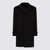 Lardini Lardini Black Wool Coat Black