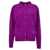 Loewe Loewe Logo Embroidery Cardigan PURPLE