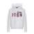 DSQUARED2 DSQUARED2 Hoodie Sweatshirt  "Scribble" WHITE