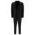 Tagliatore Tagliatore Single-Breasted Wool Suit Black