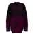 THE ATTICO Oversized knit dress Purple